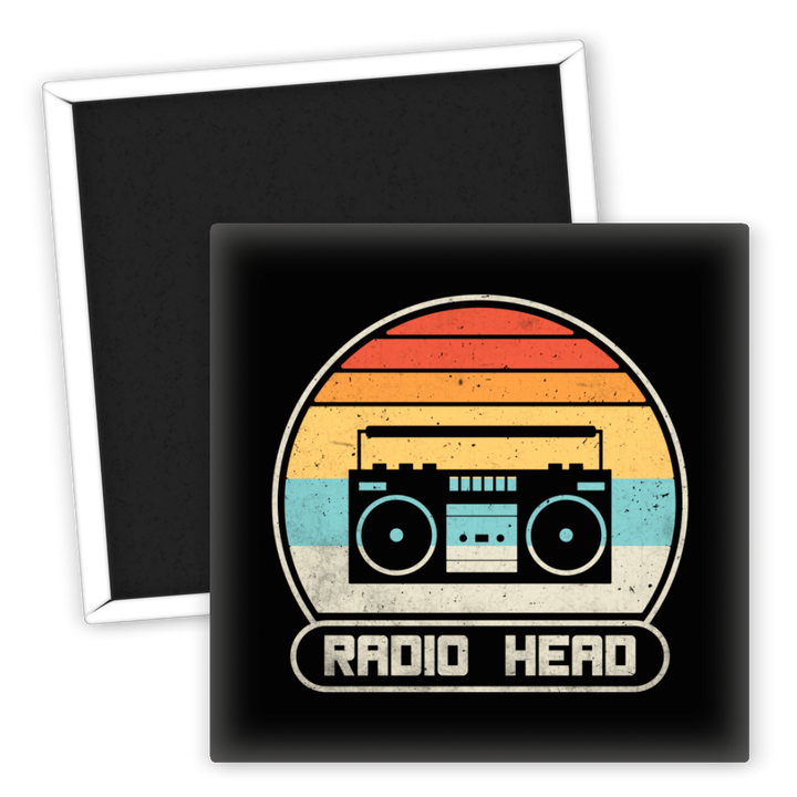 Zum Produkt Retro Radio Head Kühlschrankmagnet für Musikliebhaber