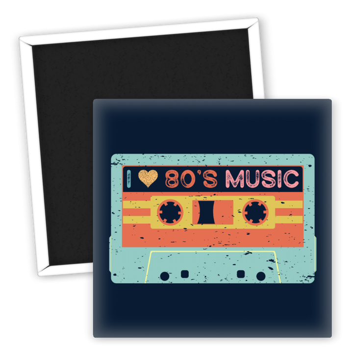 Zum Produkt Kühlschrankmagnet 80s Musik Kassetten Design Retro Stil