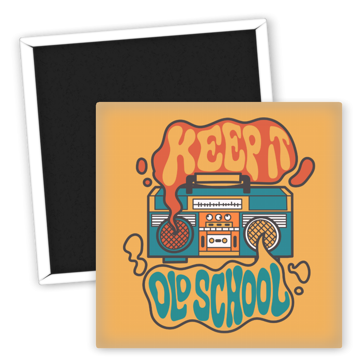 Zum Produkt Kühlschrankmagnet Old School Boombox Musik Design