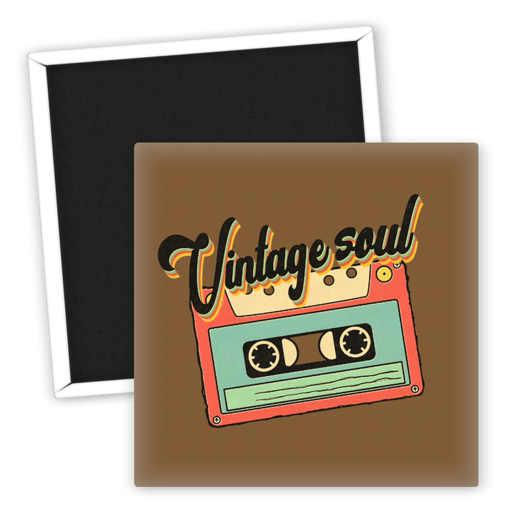 Zum Produkt Vintage Soul Kühlschrankmagnet Retro Kassette Musik Accessoire