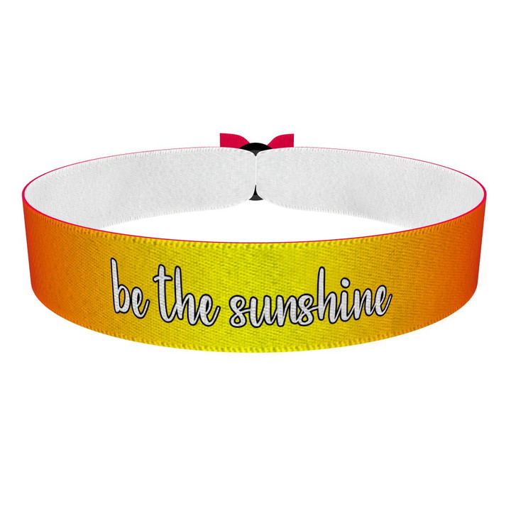 Zum Produkt Be the sunshine Stoffarmband