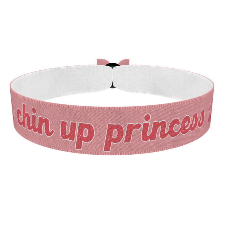 Zum Produkt Chin up princess Stoffarmband