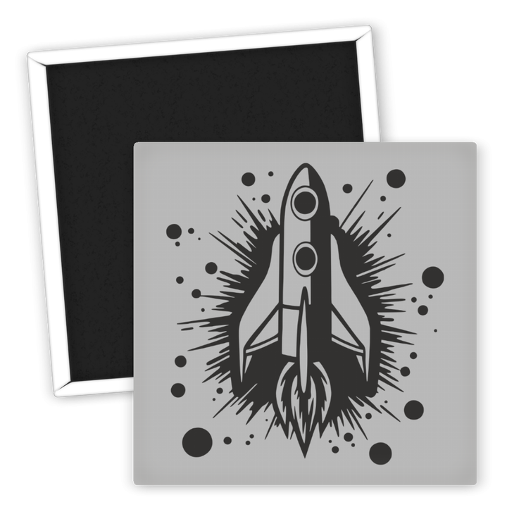 Zum Produkt Kühlschrankmagnet Rakete Space Motiv für Weltraumfans