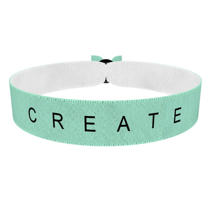 Zum Produkt Create mint Stoffarmband