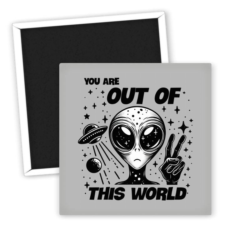 Zum Produkt Kühlschrankmagnet Space Alien Out of This World Design
