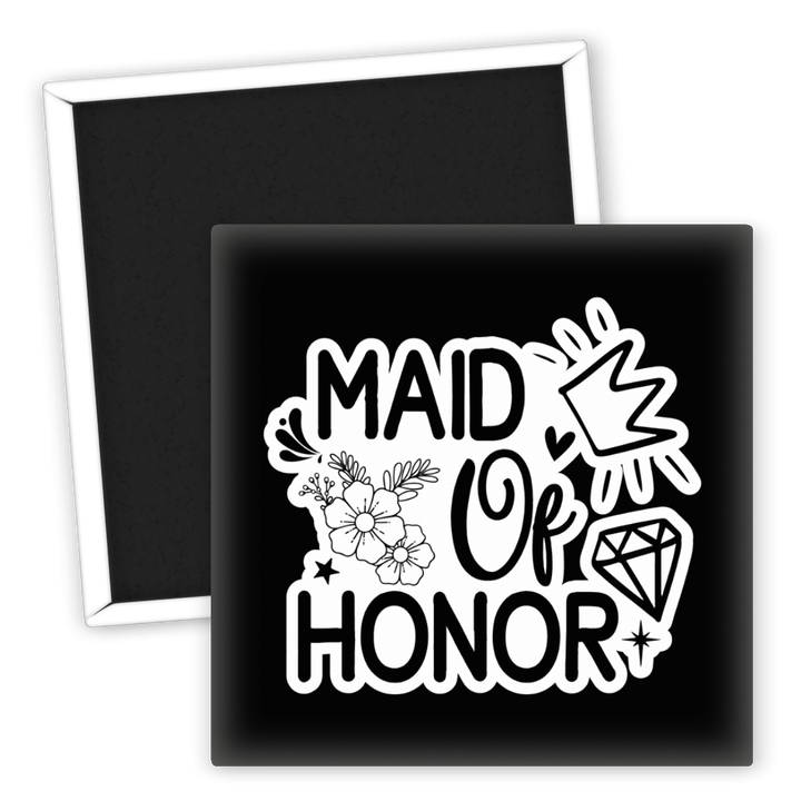 Zum Produkt Kühlschrankmagnet Maid of Honor Hochzeitsgeschenk Dekoracyjartikel