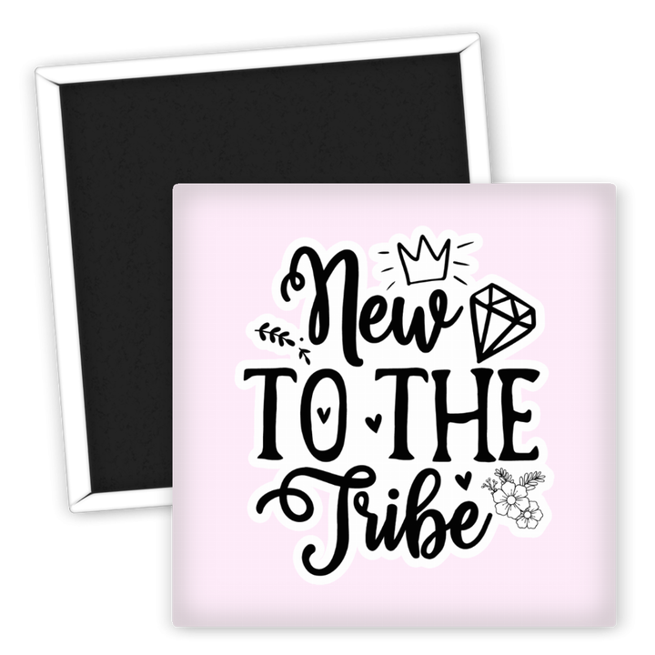 Zum Produkt Kühlschrankmagnet Hochzeit Neu zur Familie Tribe Design