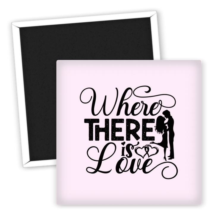 Zum Produkt Hochzeit Kühlschrankmagnet Where There Is Love Motiv