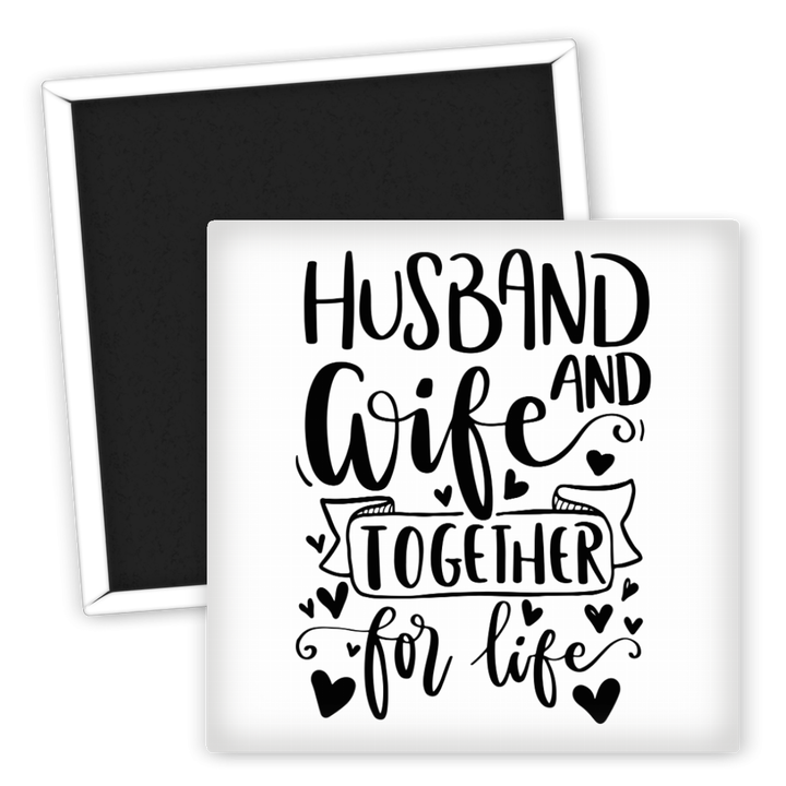 Zum Produkt Husband und Wife Kühlschrankmagnet für die ewige Liebe