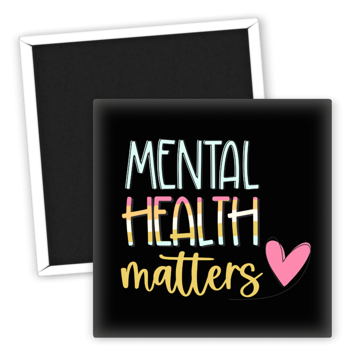 Zum Produkt Kühlschrankmagnet Mental Health Matters Spruch Geschenkidee