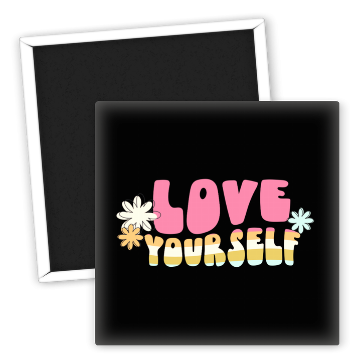 Zum Produkt Kühlschrankmagnet Love Yourself Sprüche buntes Design