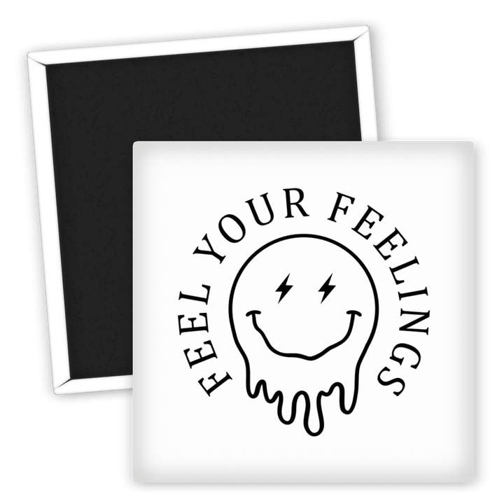 Zum Produkt Kühlschrankmagnet Feel Your Feelings Sprüche Kunstmotiv