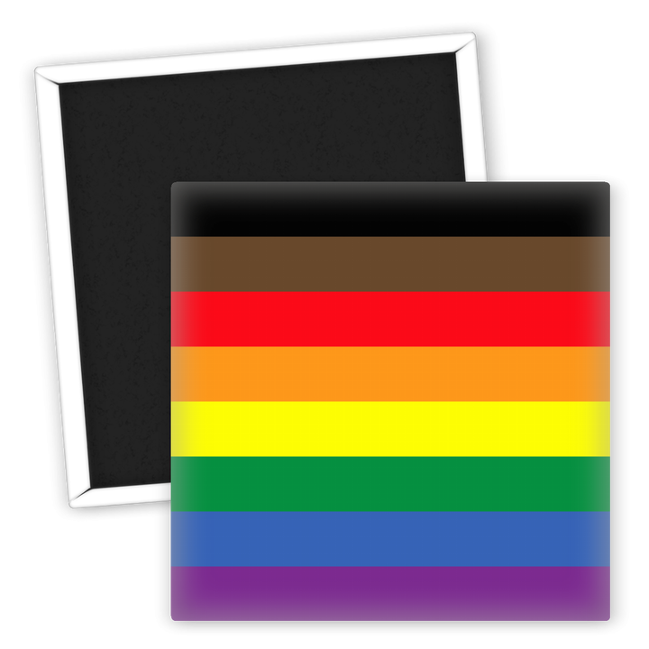 Zum Produkt LGBTQ Kühlschrankmagnet alternative Pride Flagge buntes Design