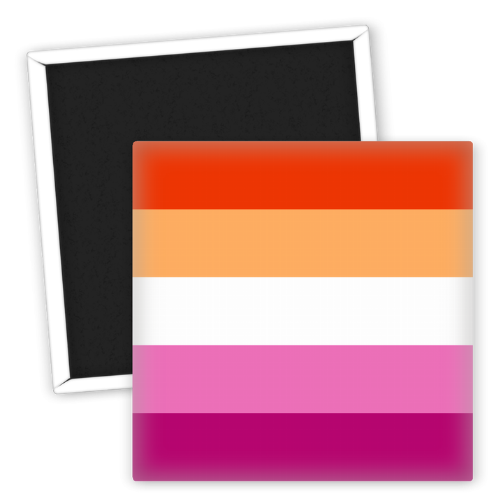 Zum Produkt LGBTQ Kühlschrankmagnet 5 Streifen lesbische Pride Flagge