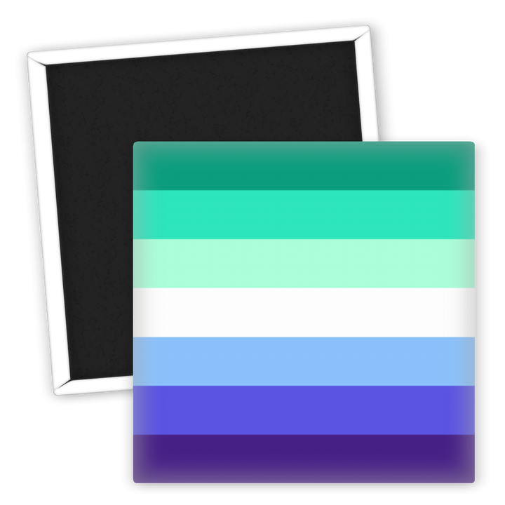 Zum Produkt LGBTQ Kühlschrankmagnet 7 Streifen schwule Pride Flagge