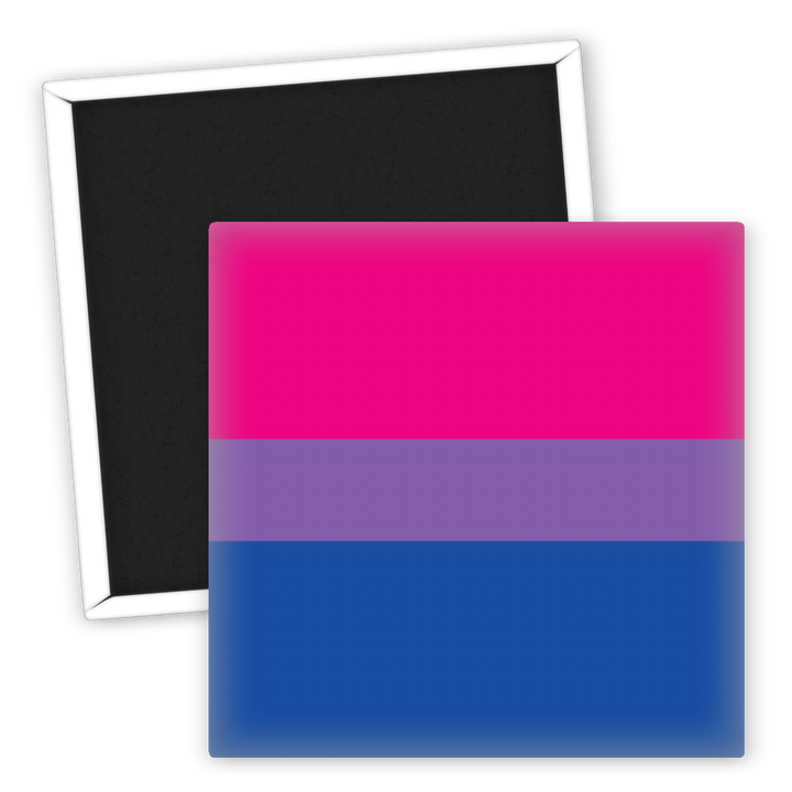 Zum Produkt LGBTQ Kühlschrankmagnet Bi*sexuell Pride Flagge farbenfroh