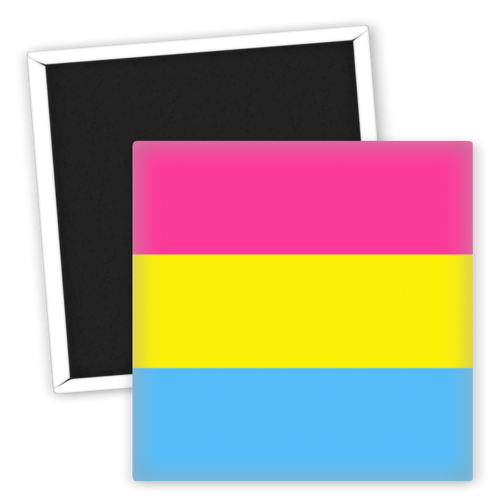 Zum Produkt LGBTQ Kühlschrankmagnet Pansexuell Pride Flagge buntes Design