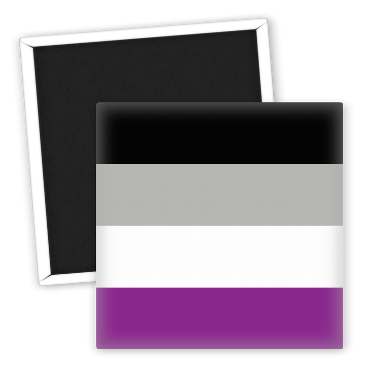 Zum Produkt LGBTQ Kühlschrankmagnet Asexuell Pride Flagge hochwertig