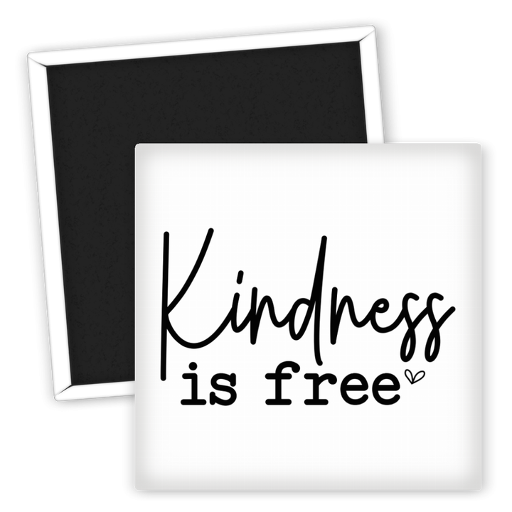 Zum Produkt Kühlschrankmagnet Kindness is free Sprüche für positive Stimmung