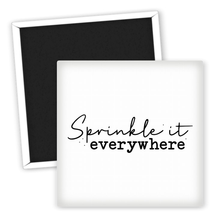 Zum Produkt Sprinkle it everywhere Kühlschrankmagnet für gute Laune