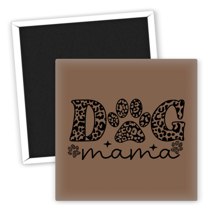Zum Produkt Hundeliebhaber Kühlschrankmagnet Dog Mama mit Pfotenmotiv
