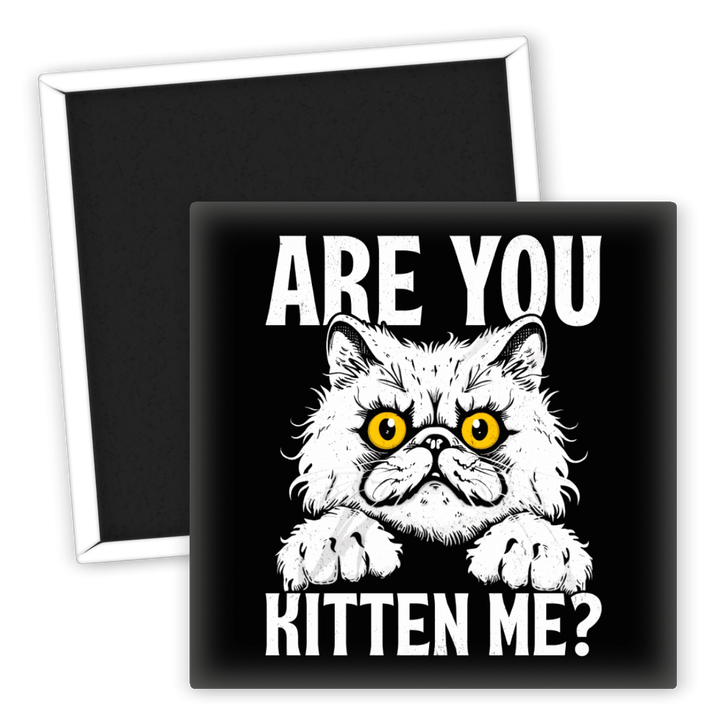 Zum Produkt Katzenliebhaber Kühlschrankmagnet Are You Kitten Me