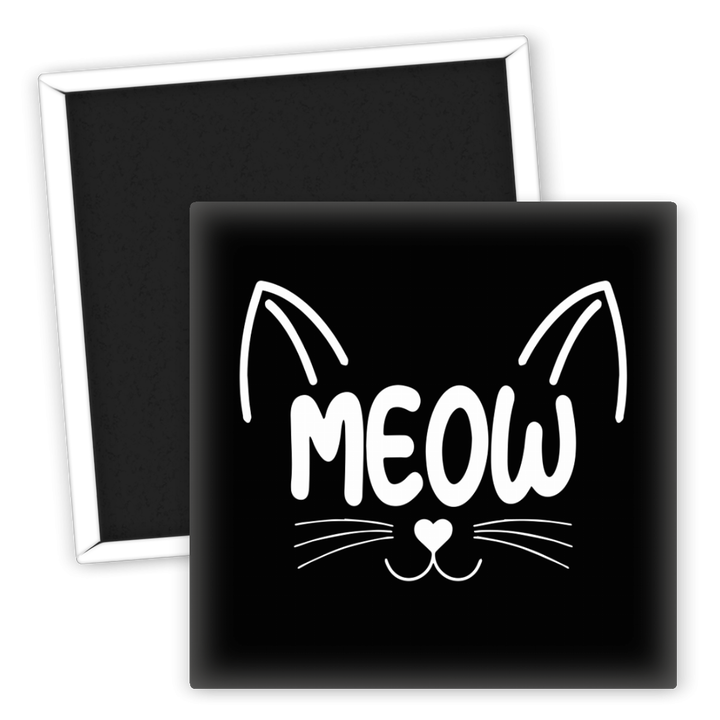 Zum Produkt Kühlschrankmagnet Meow für Katzenliebhaber