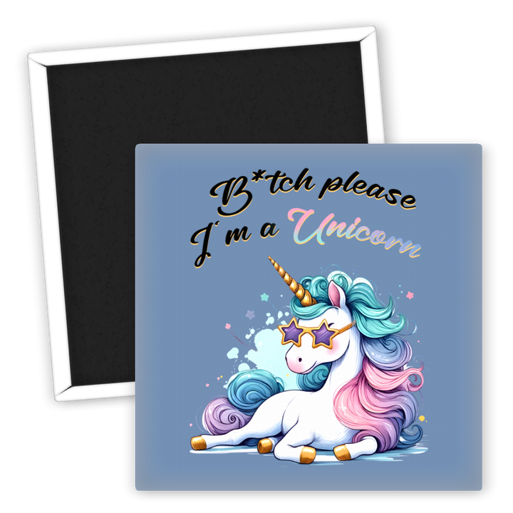 Zum Produkt B*tch please I’m a Unicorn Kühlschrankmagnet