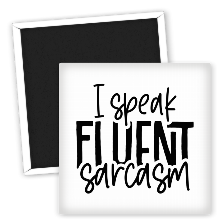 Zum Produkt Fluent Sarcasm Kühlschrankmagnet für Humorliebhaber