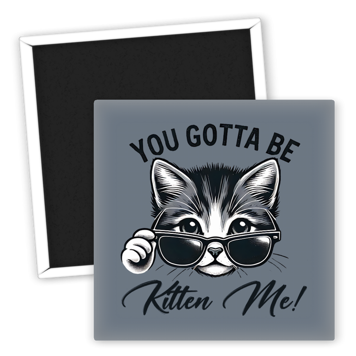 Zum Produkt Kühlschrankmagnet You Gotta Be Kitten Me für Katzenliebhaber