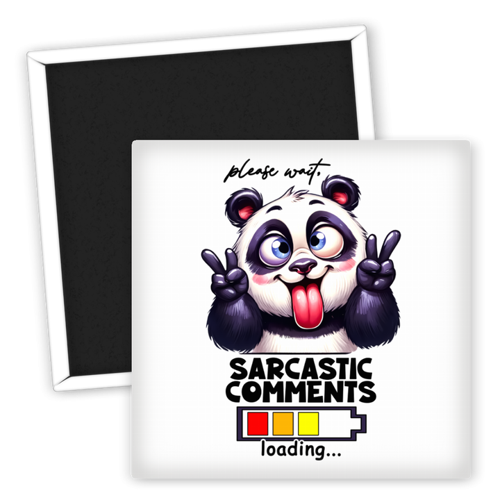 Zum Produkt Kühlschrankmagnet sarcastic comments loading Panda Design