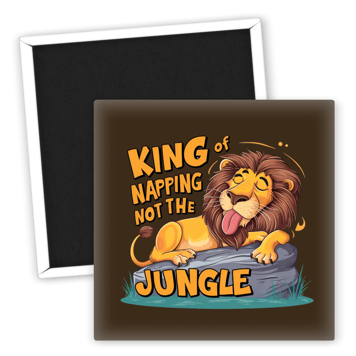 Zum Produkt Kühlschrankmagnet King of Napping not the Jungle