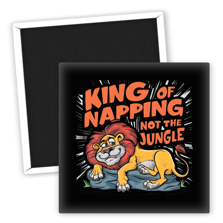 Zum Produkt Kühlschrankmagnet King of Napping not the Jungle