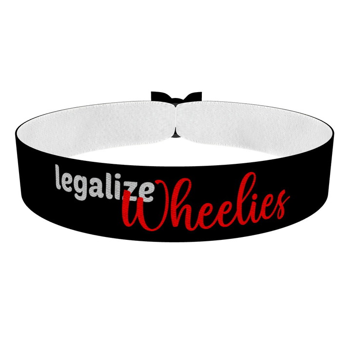 Zum Produkt Legalize Wheelies Stoffarmband