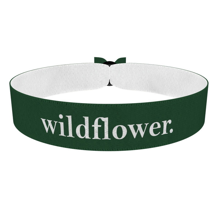 Zum Produkt Wildflower grün Stoffarmband