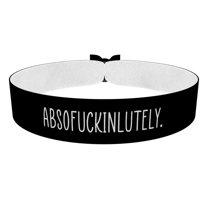 Zum Produkt Absofuckinlutely Stoffarmband