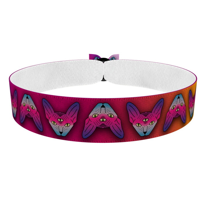 Zum Produkt Trippy Cat Stoffarmband