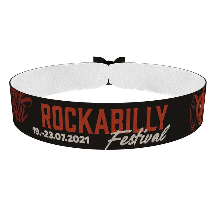 Zum Produkt Rockabilly Festival Stoffarmband