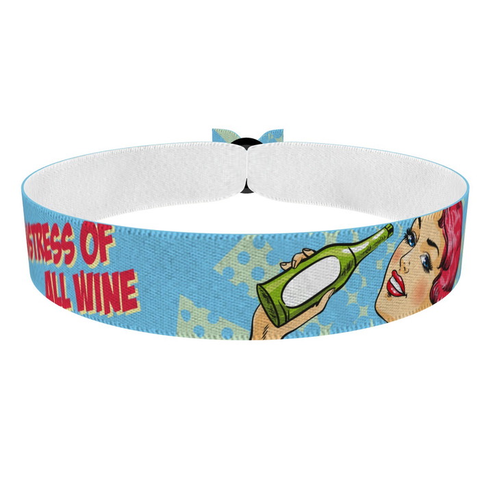 Zum Produkt Mistress of all wine Stoffarmband