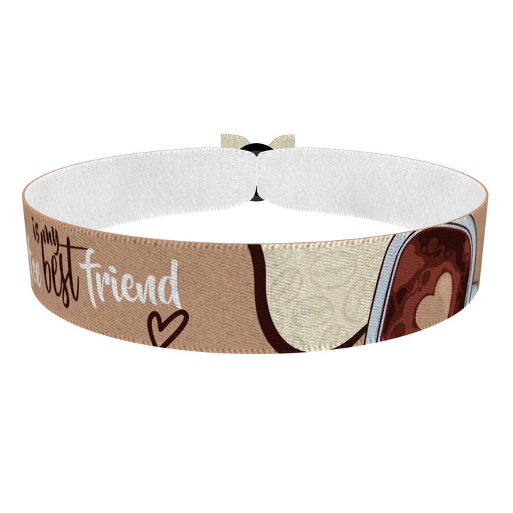 Zum Produkt Coffee best friend Stoffarmband