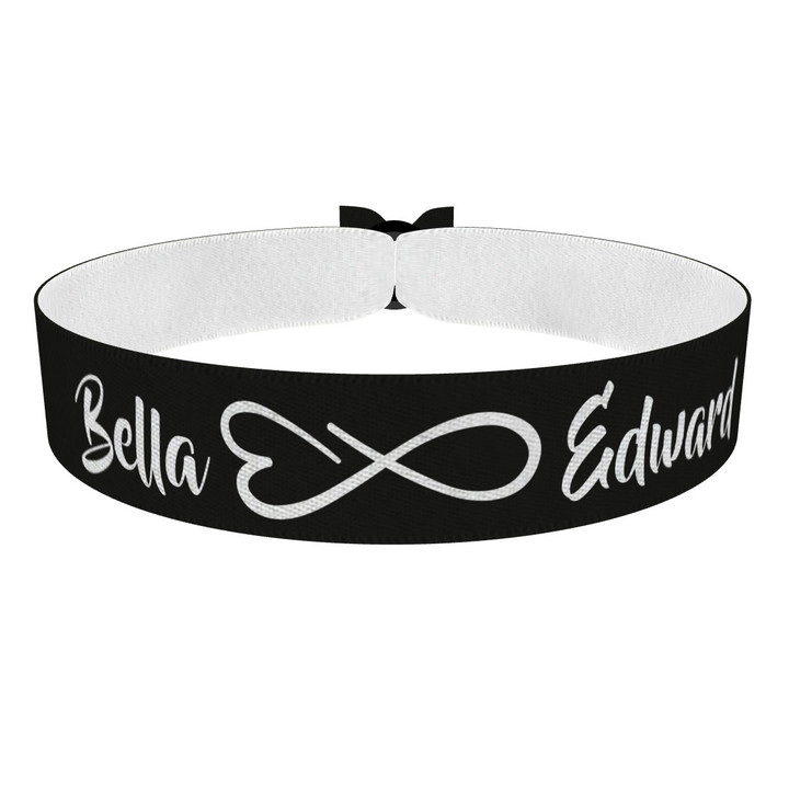 Zum Produkt Infinity heart Stoffarmband