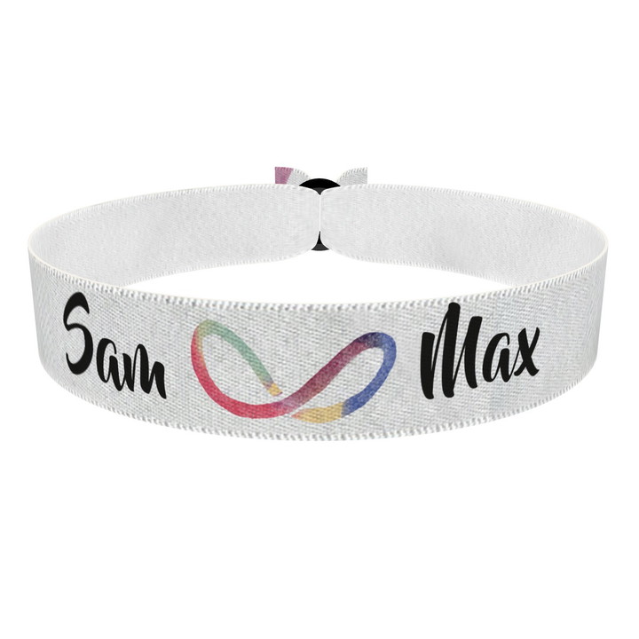 Zum Produkt Fancy Infinity Stoffarmband