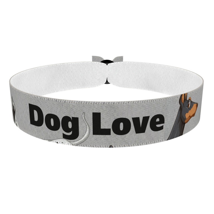 Zum Produkt Dog Love Stoffarmband