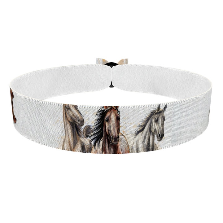 Zum Produkt Pferde Stoffarmband