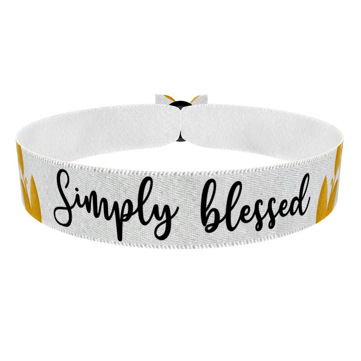 Zum Produkt Simply blessed Stoffarmband
