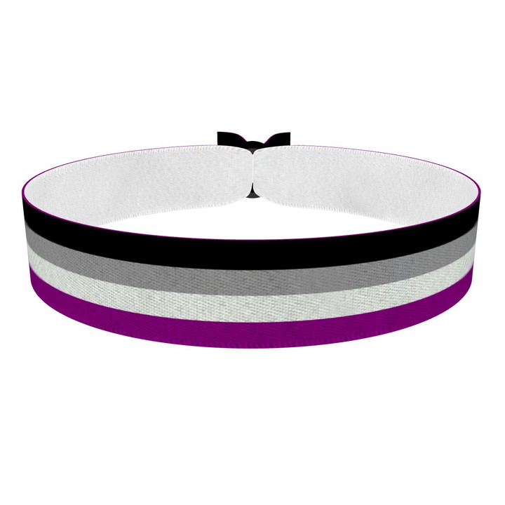 Zum Produkt Asexual - Flagge Stoffarmband