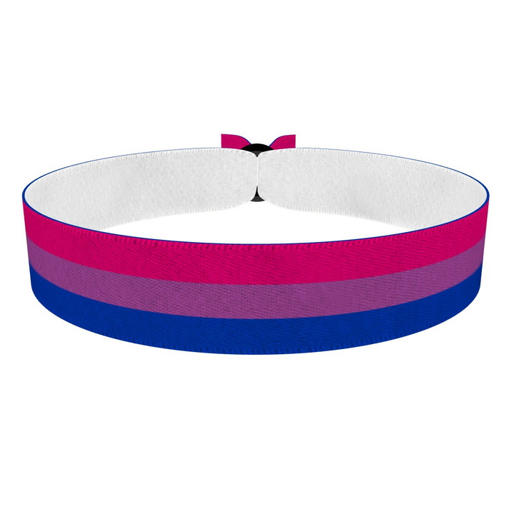 Zum Produkt Bisexual - Flagge Stoffarmband