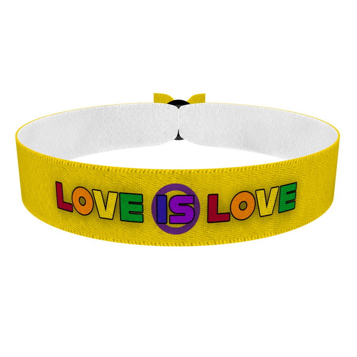 Zum Produkt Intersexual - Love is Love bunt Stoffarmband