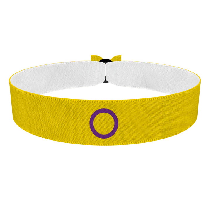 Zum Produkt Intersexual - Flagge Stoffarmband