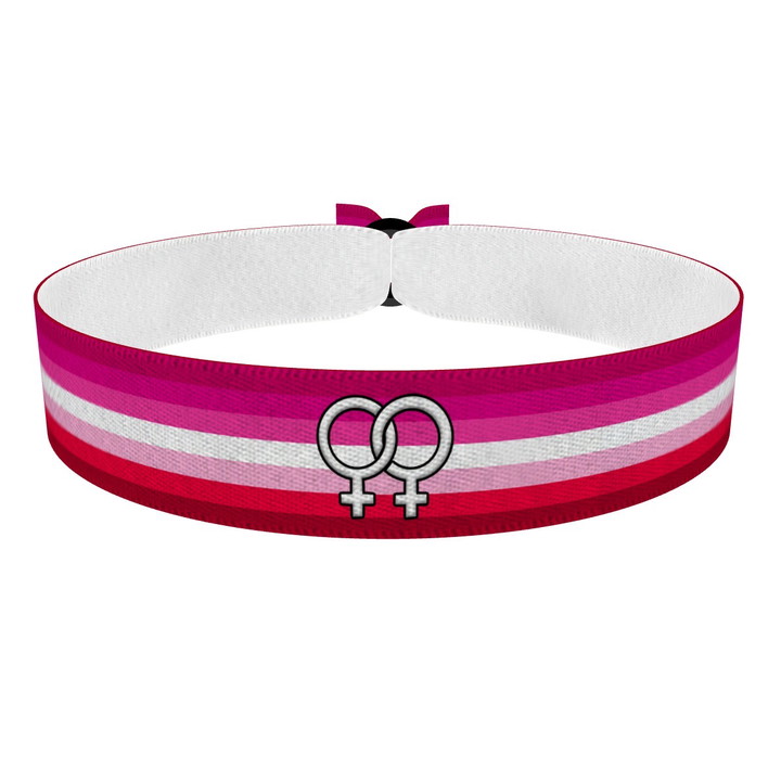 Zum Produkt Lesbian - Symbol Stoffarmband